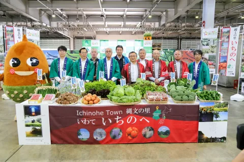 野菜産地復活　夏秋野菜市場でＰＲ